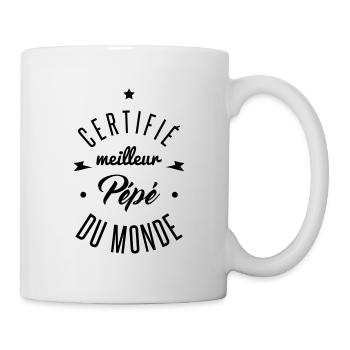 meilleur pépé - Mug blanc - blanc - Droite