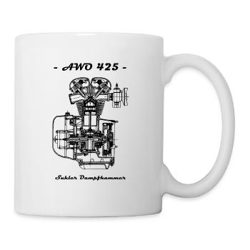 AWO 425 - Suhler Dampfhammer - Tasse - Weiß - Rechts