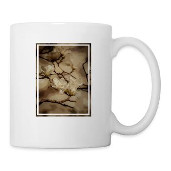 Malerische Blüten I - Tasse - Weiß - Rechts