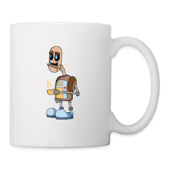 Roboter - Tasse - Weiß - Rechts