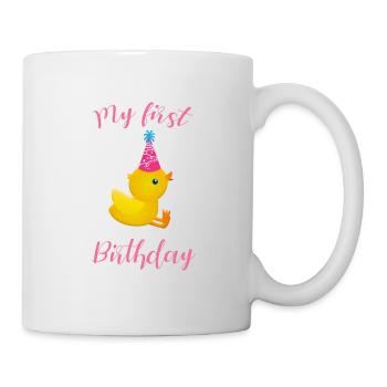 My first birthday - Mug - white - Right