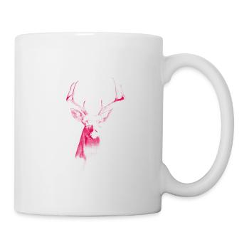 cerf - Mug blanc - blanc - Droite