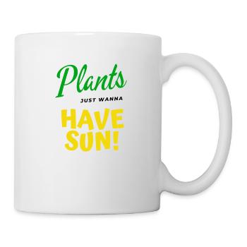 Spring funny saying about plants and garden - Mug - white - Right