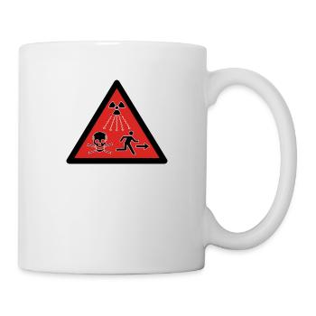 Piktogramm Radioactive Neu - Tasse - Weiß - Rechts
