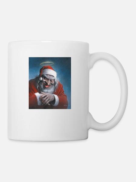 Weihnachtsmann Santa Claus by Sebastian Krüger - Tasse - Weiß