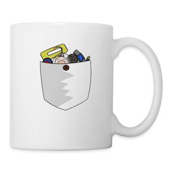 Olimar in the pocket - Mug - white - Right