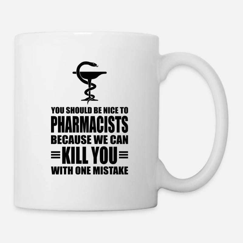 Pharmacists Pharmacie Cadeau - Mug blanc - blanc