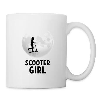 scooter girl Sport Hobby cadeau - Mug blanc - blanc - Droite