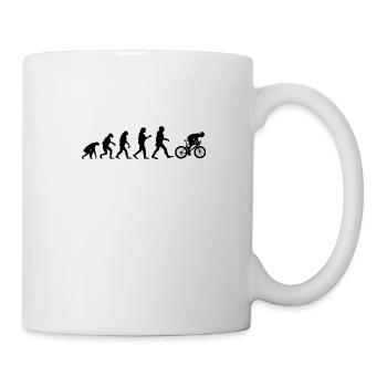Rennrad Cycling Fahrrad Radeln Bike Aero Evolution - Tasse - Weiß - Rechts