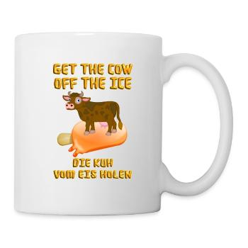 Get the cow off the ice. Get the cow off the ice - Mug - white - Right
