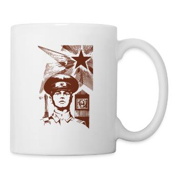 UdSSR Sowjetunion Lenin Geschenk Putin - Tasse - Weiß - Rechts