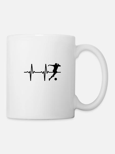 Fußball Liebe - Tasse - Weiß