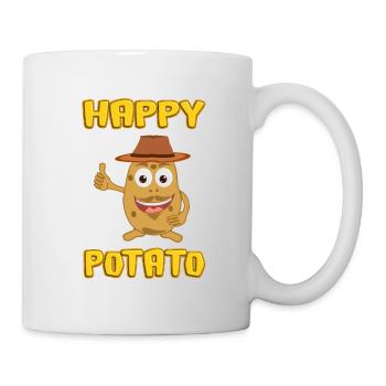 Happy Potato - Glückliche Kartoffel - Mug - white - Right