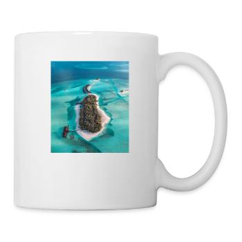 Île des Maldives - Mug blanc - blanc - Droite