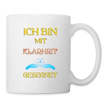 Je suis béni de lucidité - Mug blanc - blanc - Droite