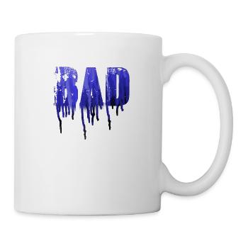 bad ,blau,schrift,graffiti,typo,stencil - Tasse - Weiß - Rechts