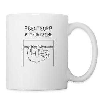 Abenteuer Komfortzone - Outline Edition - Tasse - Weiß - Rechts