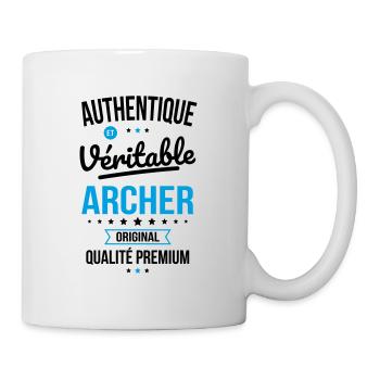 Authentique et véritable archer - Original - Mug blanc - blanc - Droite