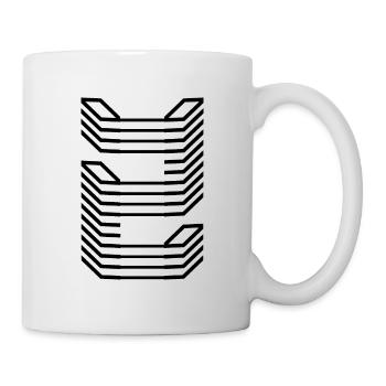 Einzigartiges Buchstaben-Z-Logo-Design - Tasse - Weiß - Rechts