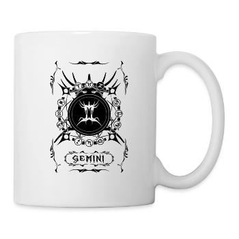 GEMINI Zwillinge Sternzeichen - Tasse - Weiß - Rechts