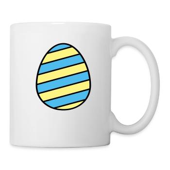 Oeuf de Pâques coloré - Mug blanc - blanc - Droite