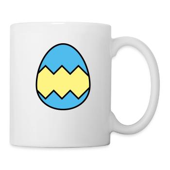 Oeuf de Pâques coloré - Mug blanc - blanc - Droite