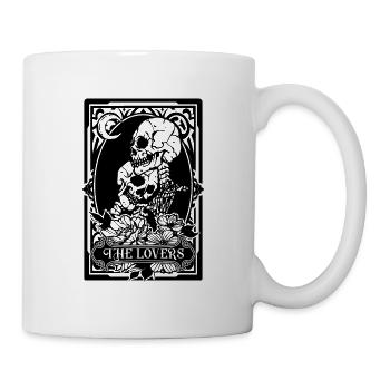 Carte tarot the lovers - Mug blanc - blanc - Droite
