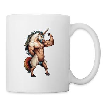 Gym Unicorn - Muscle Fitness Workout Fun - Mug blanc - blanc - Droite