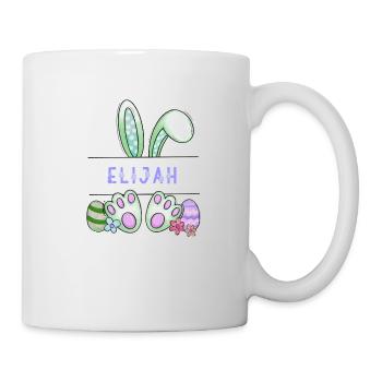 Easter Bunny, rabbit, cute - Elijah - Mug - white - Right