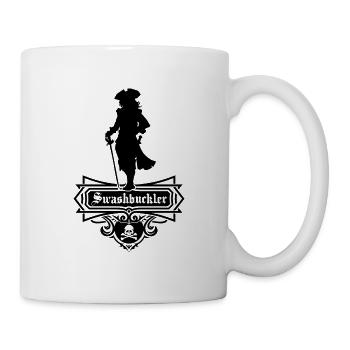 Swashbuckler pirate - Mug - white - Right