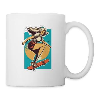 Skater Girl - Mug - white - Right