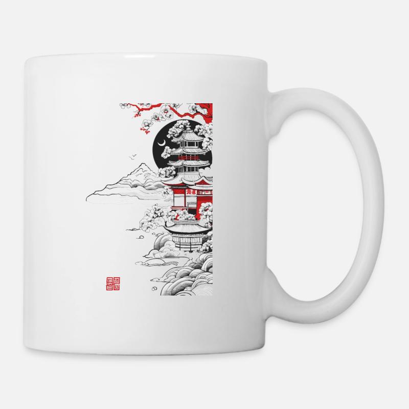 Japanese Temple - Mug - white