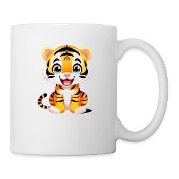Tiger - Tasse - Weiß - Rechts