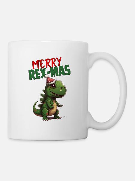 Merry Rex-Mas - Mug - white