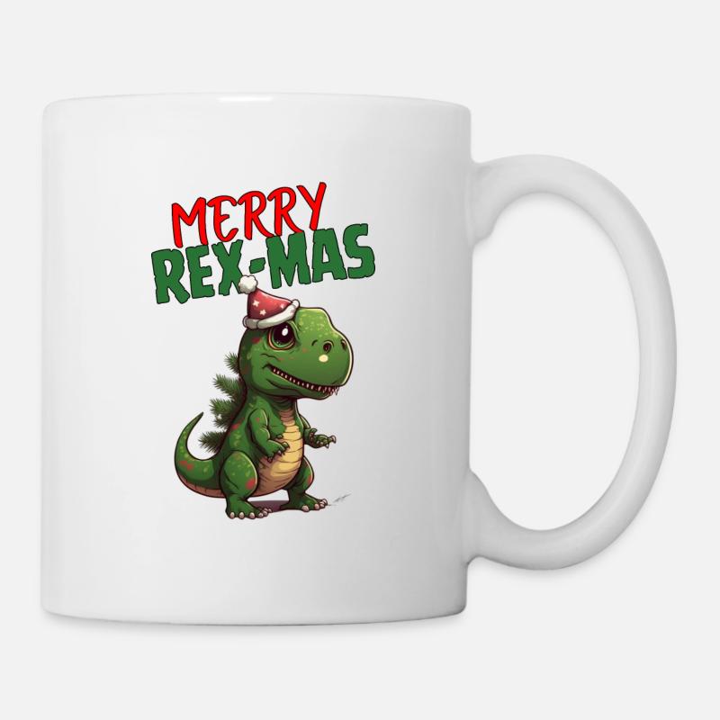 Merry Rex-Mas - Mug - white