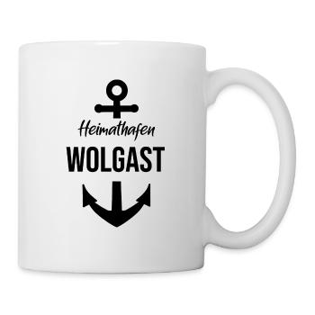 Wolgast Heimathafen - Tasse - Weiß - Rechts