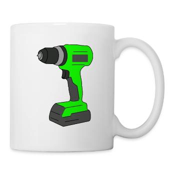Cordless Screwdriver Craftsman Do-It-Yourself Tool - Mug - white - Right