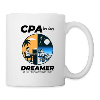 CPA Daydreams: Balance zwischen Arbeit und Glückseligkeit in Split - Tasse - Weiß - Rechts