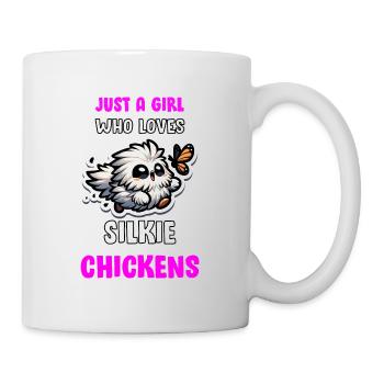 Just a girl who loves Silkies Silkie Chicken - Mug - white - Right