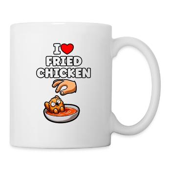 Fried Chicken Chicken Wings Chicken Gift - Mug - white - Right