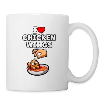 Fried Chicken Chicken Wings Chicken Gift - Mug - white - Right