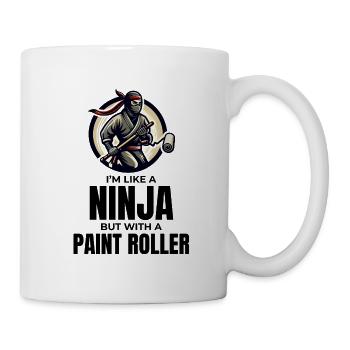 Hausmaler Ninja Malerei Innenarchitekt - Tasse - Weiß - Rechts