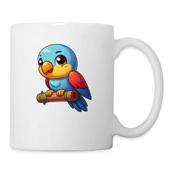 Cute parrot - Mug - white - Right