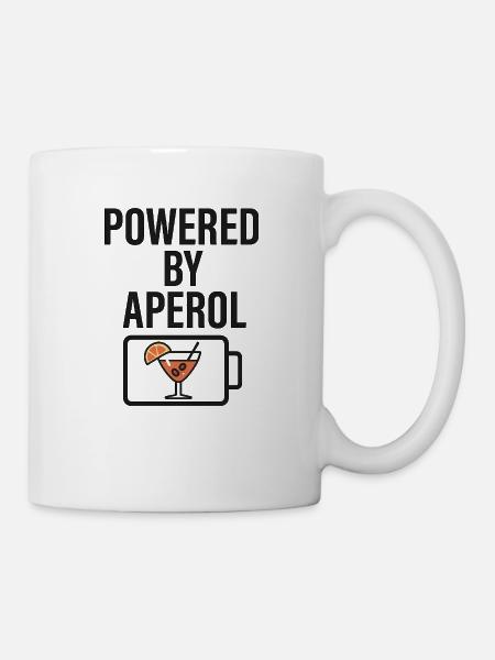 Powered by Aperoli - Tasse - Weiß