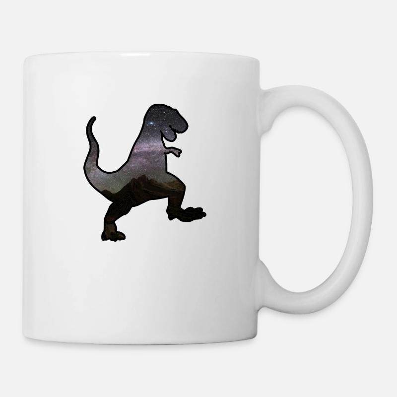 Dinausore- Ich kann nicht Dinosaurier - Tasse - Weiß