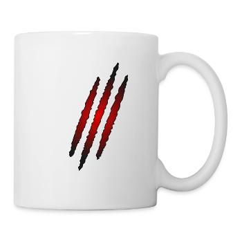 Scratches of claws - Mug - white - Right