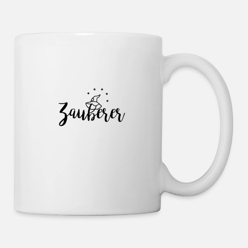 Zauberer - Tasse - Weiß