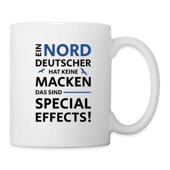 NORDDEUTSCHE MACKEN SPECIAL EFFECTS - Tasse - Weiß - Rechts