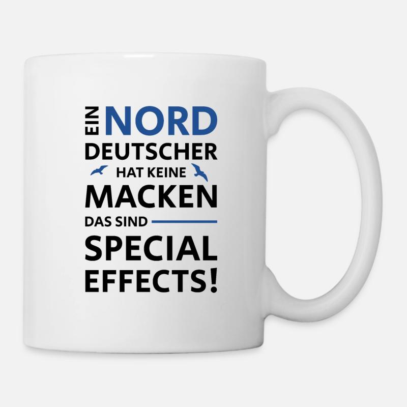 NORDDEUTSCHE MACKEN SPECIAL EFFECTS - Tasse - Weiß