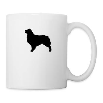 Australian Shepherd silhouette NBT - Mug - white - Right